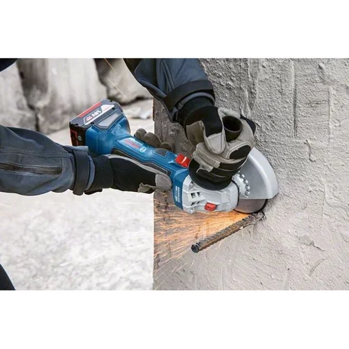 Bosch GWS 18V-7 akumuliatorinis kampinis šlifuoklis, 18 V, 2x4,0 Ah image 3
