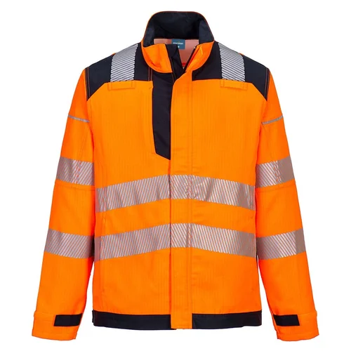 PORTWEST FR722 Gero matomumo darbo švarkas XXL Orange/Black image 3