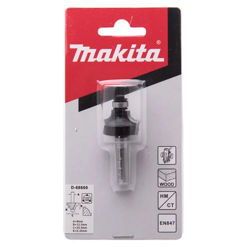 Makita D-68600 Apvalinimo freza 25,4x13,5mm 54,6mm 8mm image 2