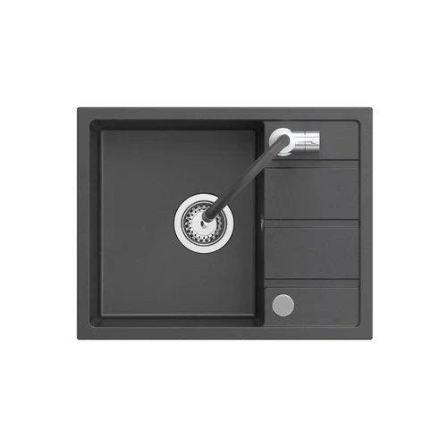 Quadron Pure Flexi STQ5844CZ_3323503BL granito plautuvė, juoda image 2