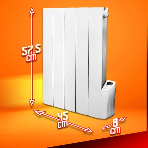 Warmtech sieninis šildytuvas, 900 W, 5 šildymo elementai image 3