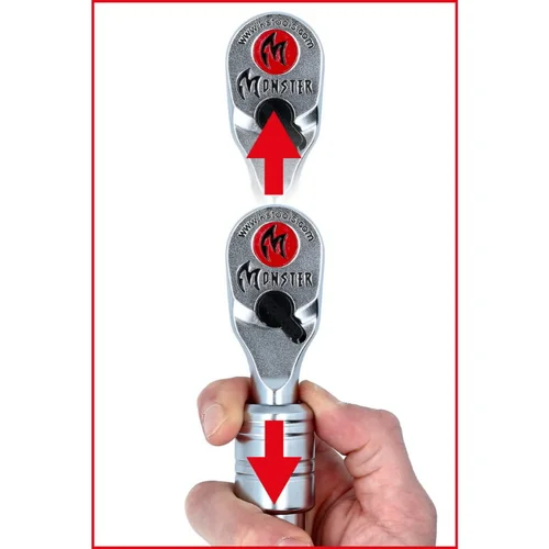 KS Tools Monster 1/2'' teleskopinė terkšlė, 406–635 mm image 3
