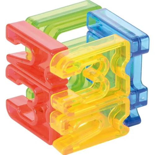 Skaičių statybiniai blokai Permatomas rinkinys iš 140 image 2