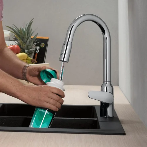 Hansgrohe Focus M42 71820000 Virtuvinis maišytuvas su ištraukiama žarna image 2