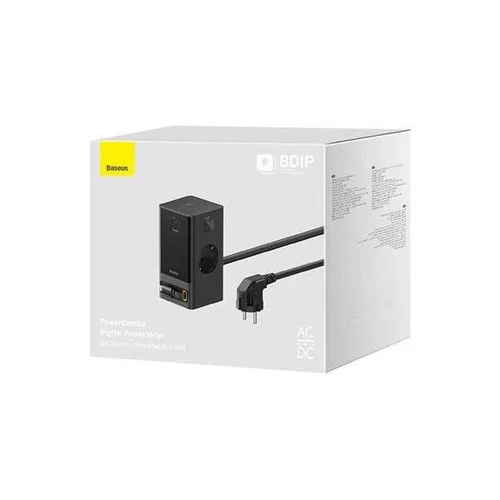 BASEUS PSLR000301 adapteris 1,5 m, 65 W Juoda image 2