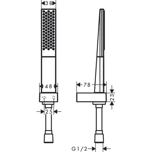 Hansgrohe Rainfinity 26857000 Dušo galvos komplektas image 2