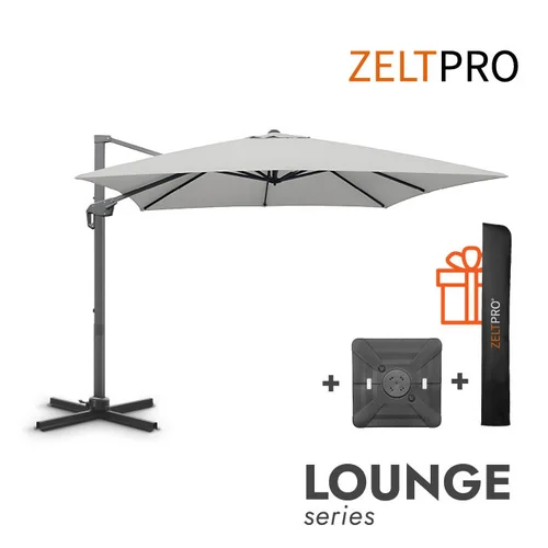 Zeltpro Lounge 3x3 lauko skėtis Šviesiai pilka su Solid padu image 1