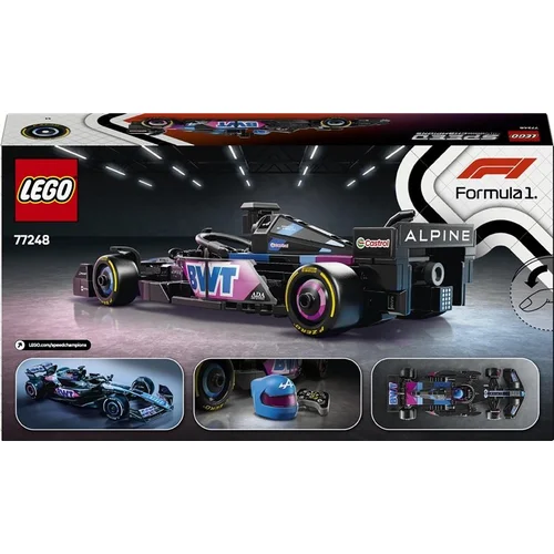 LEGO BWT Alpine F1 Team A524 Race Car 77248, 258 vnt. image 2