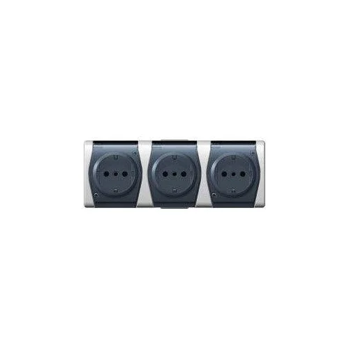 ELEKTRO-PLAST Hermes2 Trivietis kištukinis lizdas IP44 image 2