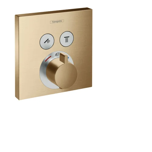 Hansgrohe ShowerSelect 15763140 potinkinis termostatinis bronzinės spalvos maišytuvas image 1
