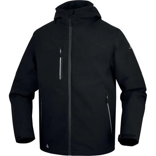 DELTAPLUS EOLE2 3 viename Softshell parka 3XL Juoda image 1