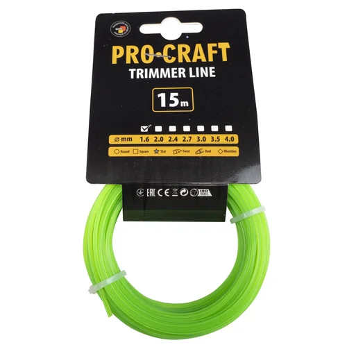 Pjovimo valas ProCraft ZI-1.6/15, 15 m image 1