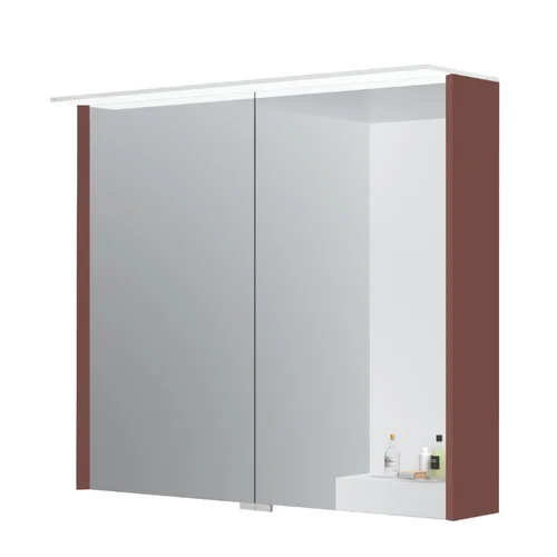 Kame Loft Veidrodinė spintelė MC3DML/80-70/D23-LFT, 80 cm, Terakota image 1