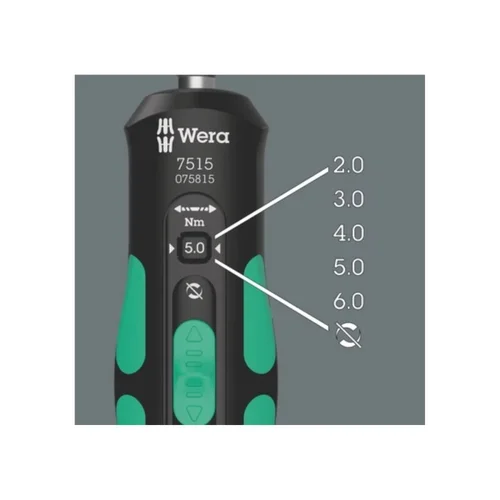 Wera 7515 dinaminis atsuktuvas 2–6 Nm image 3