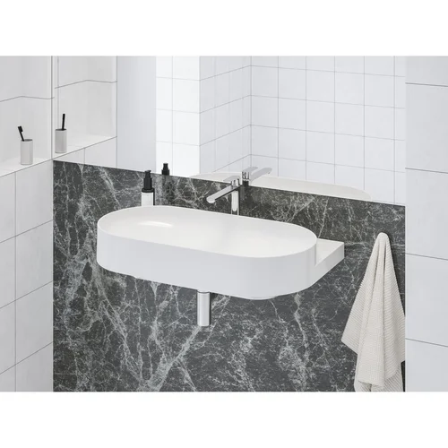 RAVAK Eleganta EL 014.00CR praustuvo maišytuvas, 220 mm Chromo spalva image 2