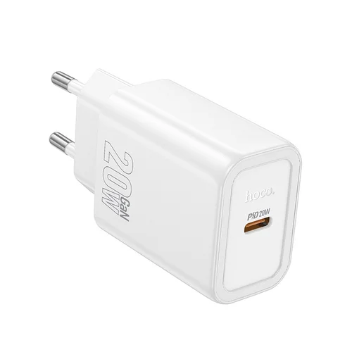 Hoco N60 20W GaN USB-C įkroviklis Baltas image 1