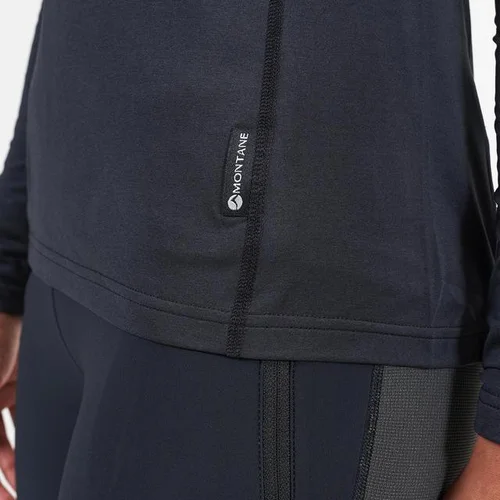Montane Fem Dart Thermo Zip Neck – Juoda – L image 2