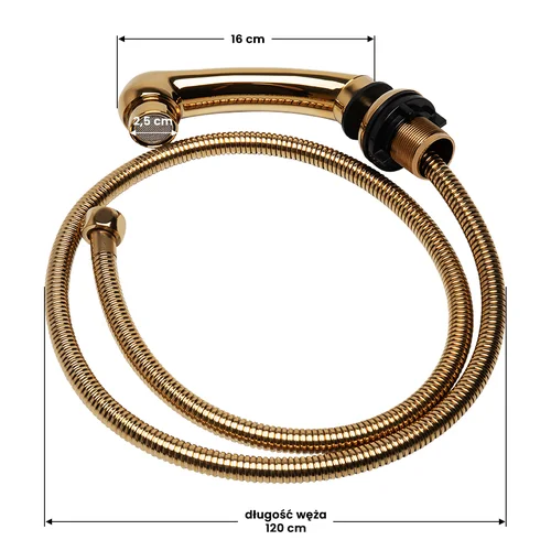 Gabbiano Mini Gold kirpyklos praustuvo dušiukas image 3