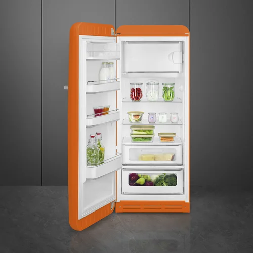 SMEG FAB28, FAB28LOR6 50's Style šaldytuvas oranžinės spalvos image 3