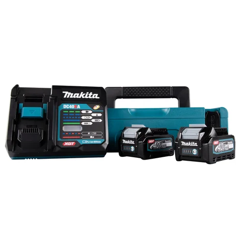 Makita XGT® akumuliatorių ir kroviklio komplektas 191J81-6, 40Vmax, 2x2,5Ah image 2
