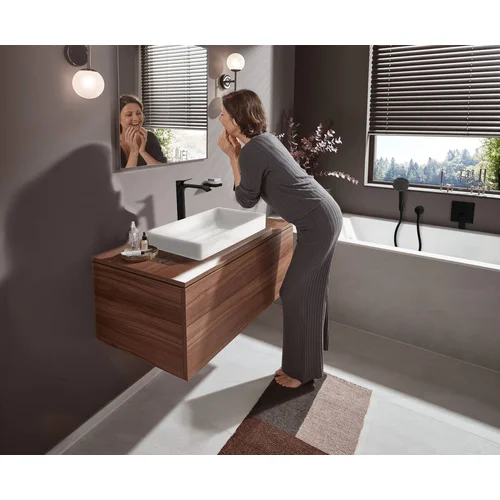 Hansgrohe Vivenis 75415670 potinkinis maišytuvas, juodas matinis image 2