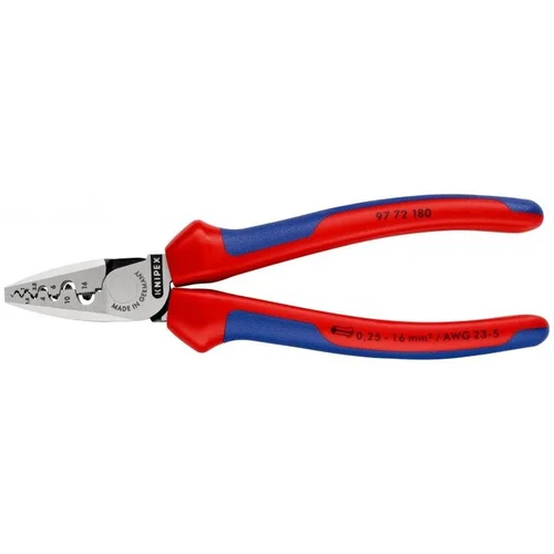 KNIPEX 9772 Replės laidų užspaudimui 180 mm image 1