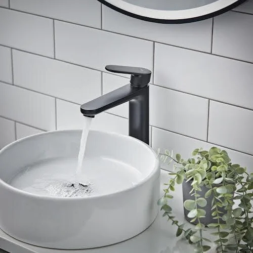 Hansgrohe Vernis aukštas praustuvo maišytuvas juodas matinis 71582670 image 2