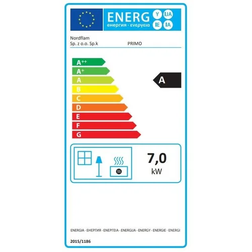 NORDFLAM PRIMO EKO krosnelė, 7 kW image 3