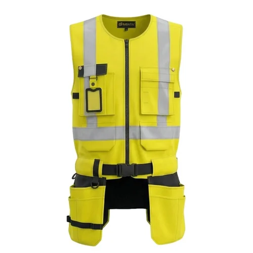 BoSafety TACTICAL darbo liemenė - Hi-Vis Geltona/Juoda, 2XL image 1