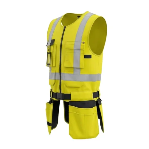 BoSafety TACTICAL darbo liemenė - Hi-Vis Geltona/Juoda, 2XL image 3