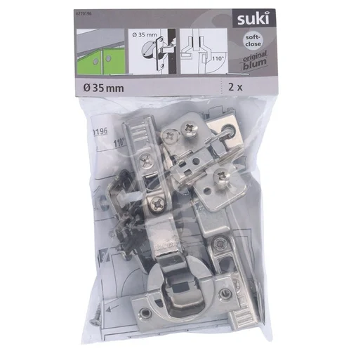 Blum LANKST PUSI CLIP SOFT CLOSE D35 110 2VNT image 2