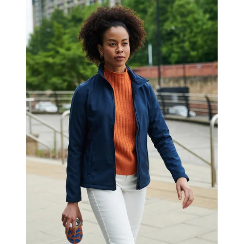 Regatta TRA629 Softshell striukė, dydis 12 (38), Navy/French Blue image 2