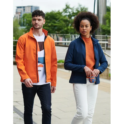 Regatta TRA629 Softshell striukė, dydis 12 (38), Navy/French Blue image 3