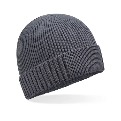 Kepurė Beechfield B438N iš ekologiškos medvilnės - One Size, Graphite Grey image 1