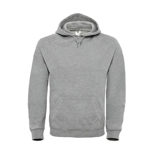 B&C WUI21 džemperis su gobtuvu 3XL Heather Grey image 3