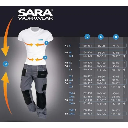 Sara Workwear Drogowiec 11520-27 XXL image 2