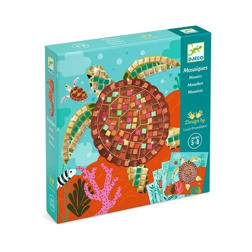 Djeco DJ09427 Karibų jūros gyventojų mozaikos rinkinys image 1