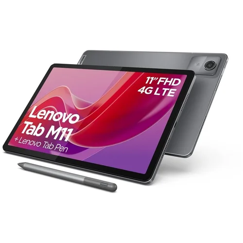 Lenovo Tab M11 ZADB0034SE 11 colių 4GB/128GB 4G Pilka image 2