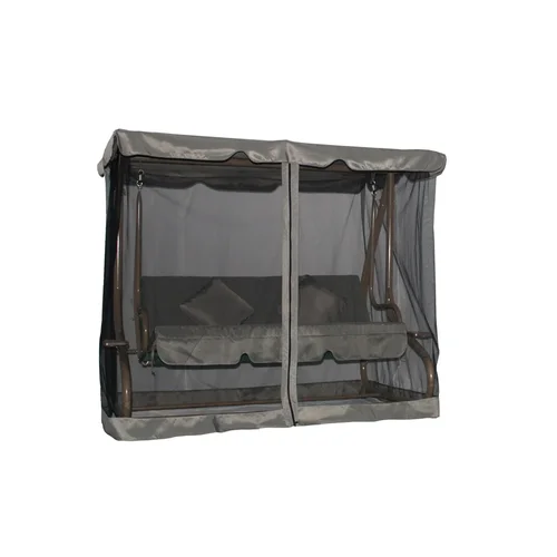 Sūpynės-sofa HC-998D, Pilka, 202 cm x 114 cm x 169 cm image 2