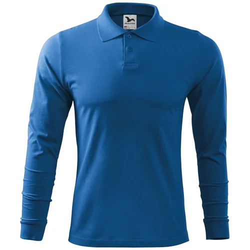 Malfini 211 polo marškinėliai, ilgomis rankovėmis, L, azure blue image 1