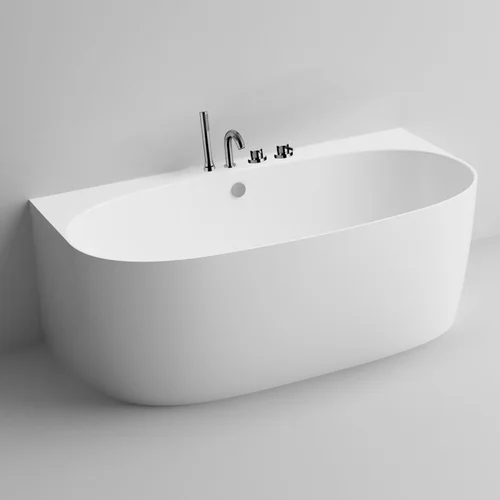 BLU Nova akmens masės vonia su persipylimu, 1800x860 mm image 2