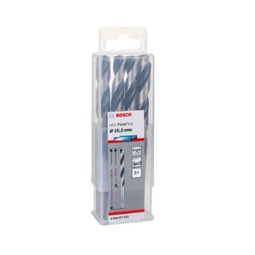 Bosch PointTeQ grąžtas metalui 10,5x87x133 mm, 5 vnt image 2