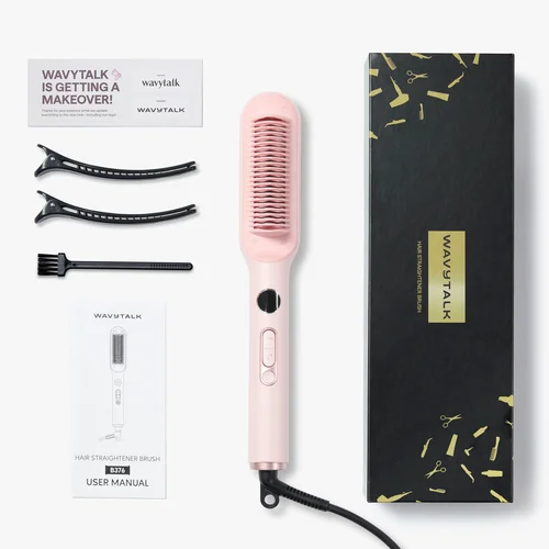 Wavytalk Sleek Sweep plaukų formavimo šukos rožinės image 3