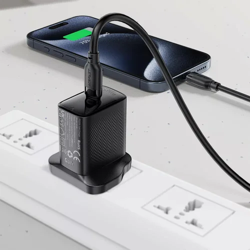 Acefast C16-03 USB-C į USB-C 1,2 m juodas image 3