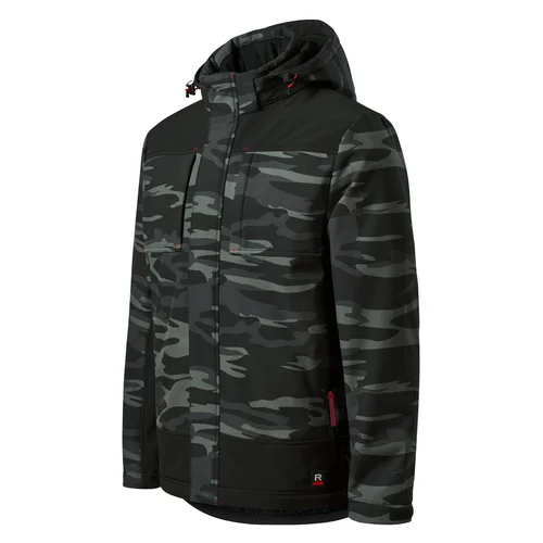 Vyriška minkšta žieminė striukė MALFINI W56 - 2XL, camouflage petrol image 2