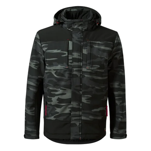 Vyriška minkšta žieminė striukė MALFINI W56 - 2XL, camouflage petrol image 3