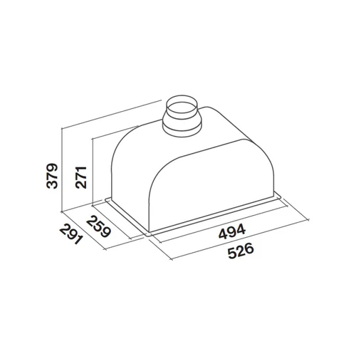 Falmec BIN CBIN50.E1#ZZZ3460F 50 cm image 2