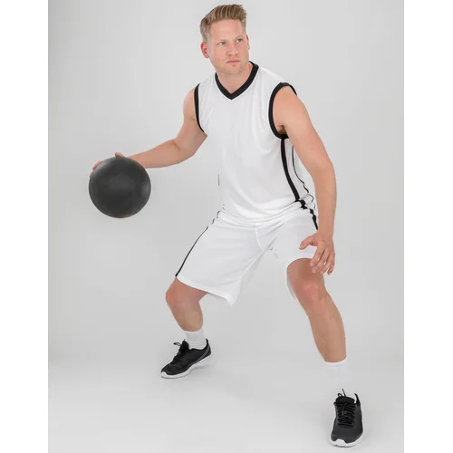 Spiro S278M vyriški krepšinio šortai, 4XL, Red/White image 2
