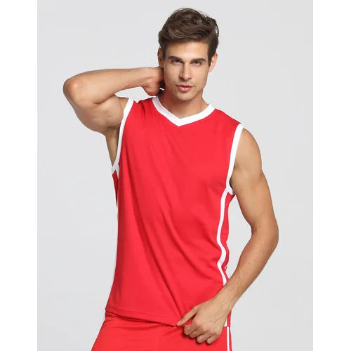 Spiro S278M vyriški krepšinio šortai, 4XL, Red/White image 3