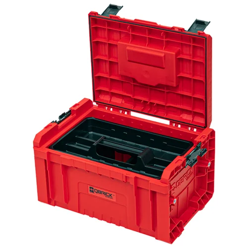 Qbrick QBRICK PRO įrankių dėžė 2.0 RED 450 x 331 x 240 mm image 2